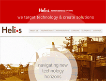 Tablet Screenshot of heliossensors.com